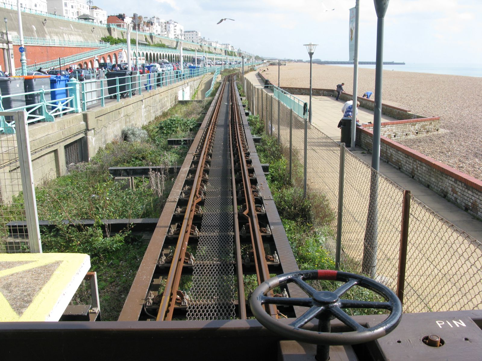 Brighton Promenade, and Volks Electric Railway track